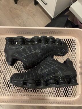 Nike Black Shox Athletic Sneakers